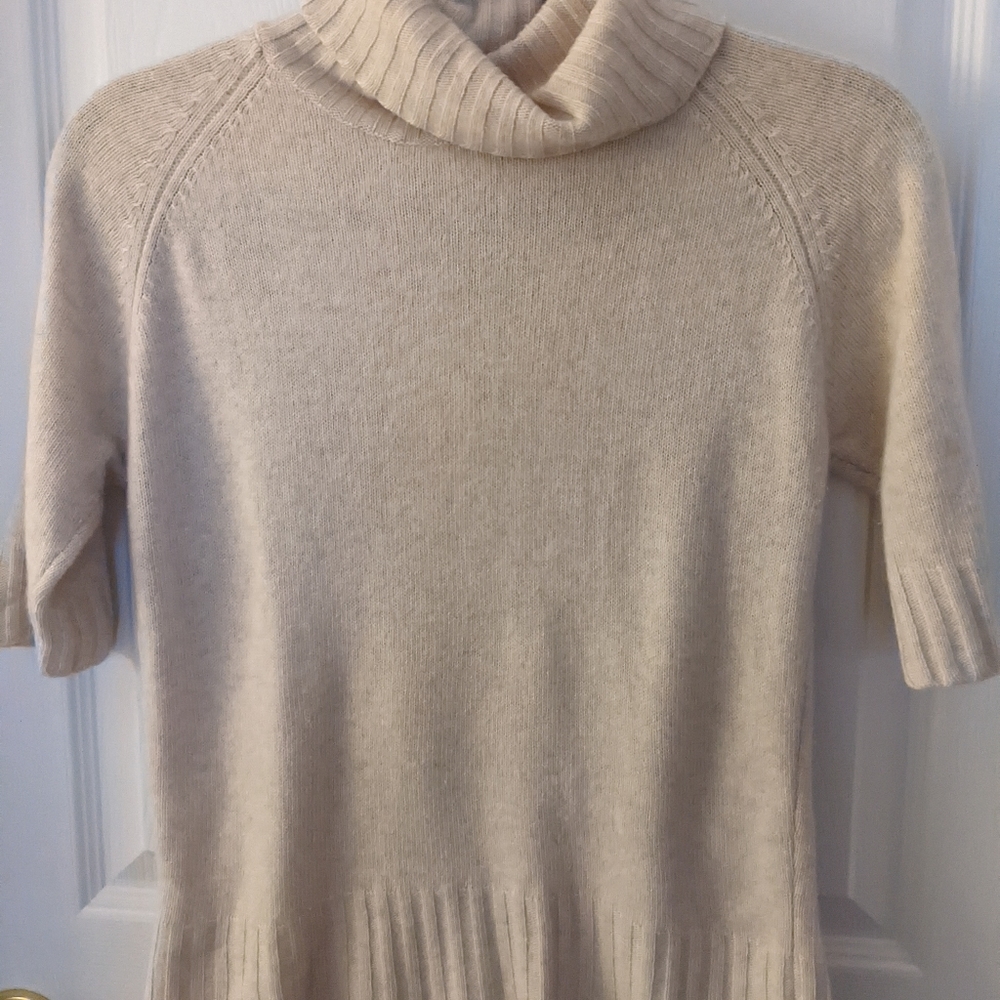 Vintage Y2K The Works Saks 5th Avenue Short Sleeve Turtleneck